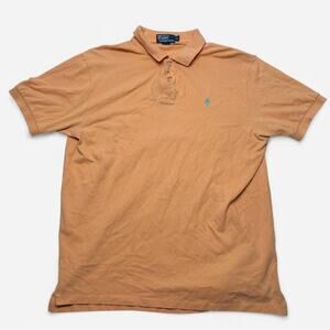 Polo Ralph Lauren Orange Polo Shirt Men’s XL Short Sleeve